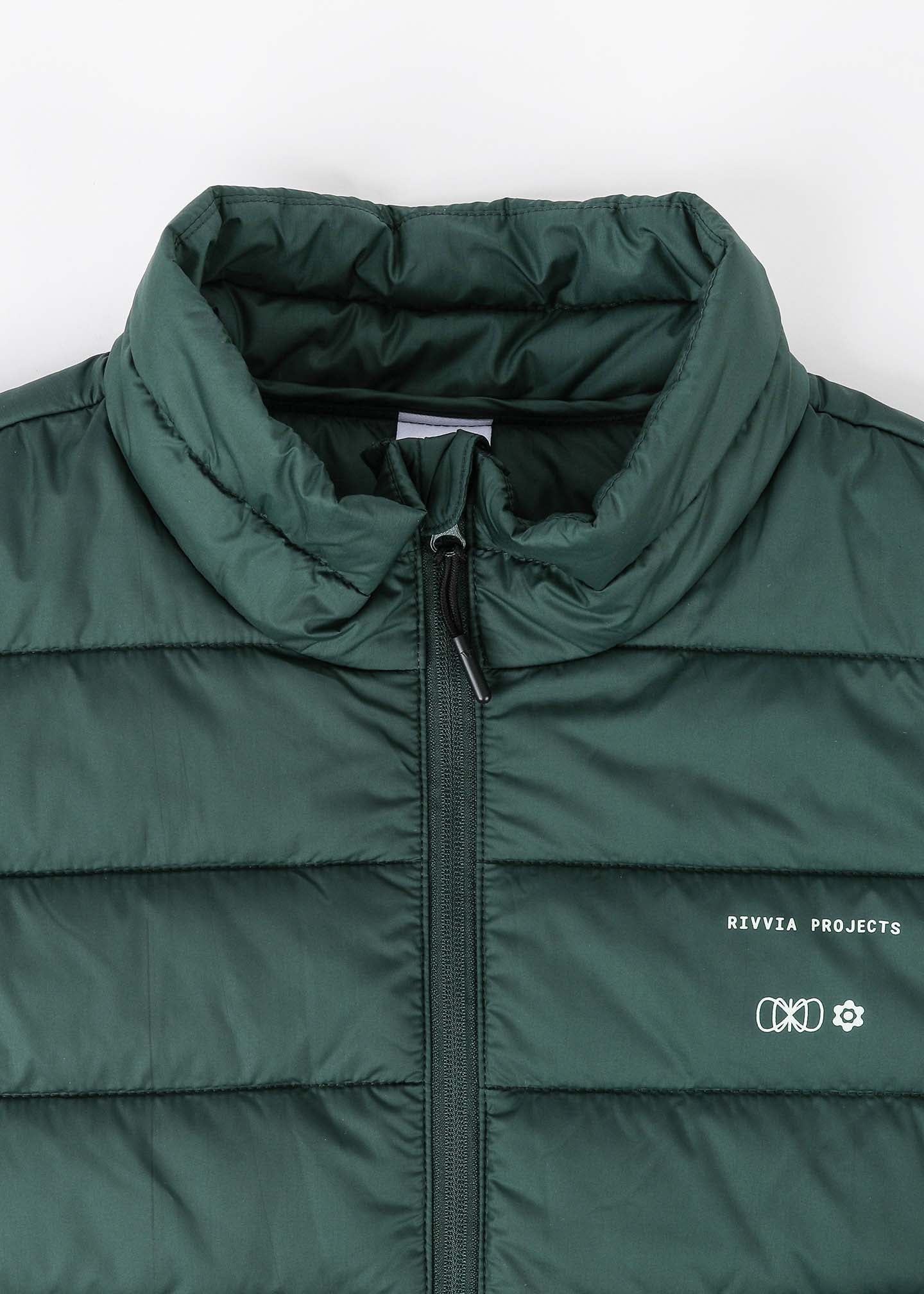 TIME ZONE PUFFER JACKET : ARMY