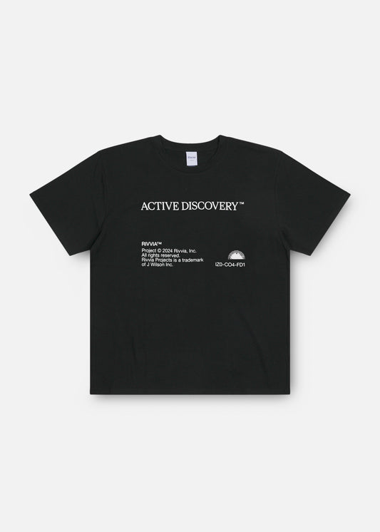CLEAR DISCOVERY T-SHIRT : BLACK