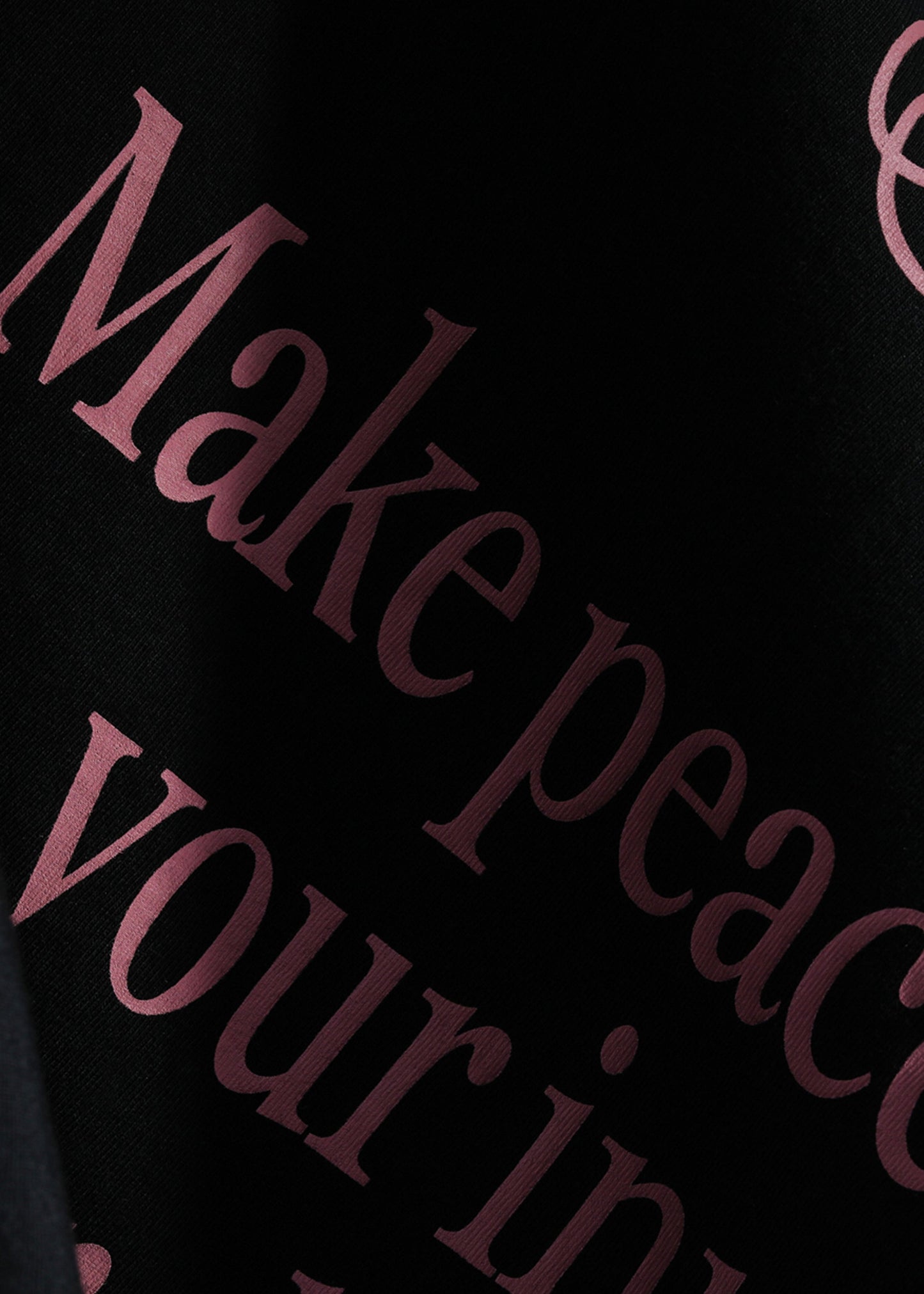 PEACE MAKER T-SHIRT : BLACK